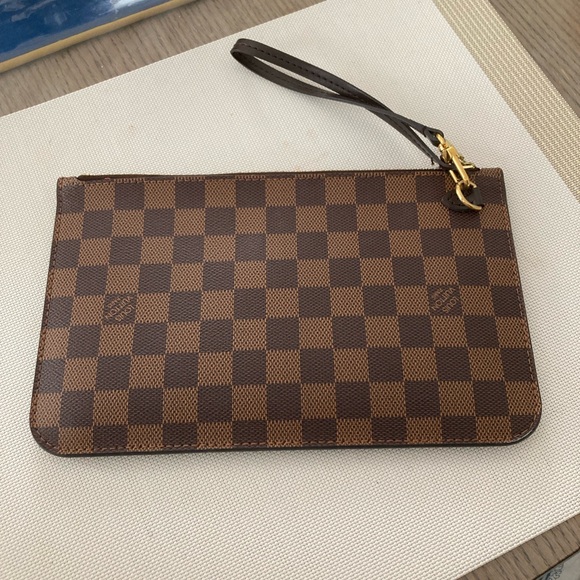 Louis Vuitton Handbags - Louis Vuitton Brown Damier Pochette Wristlet